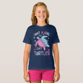 女の子は亀を好む Tシャツ (正面フル)