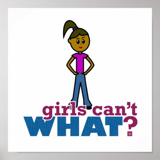 女の子は何が出来ないの?ガールズ ポスター (正面)
