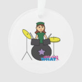 女の子は何が出来ないの？ColorizeMEカスタムデザイン オーナメント (正面)