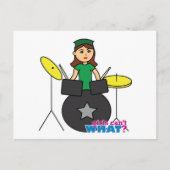 女の子は何が出来ないの？ColorizeMEカスタムデザイン ポストカード (正面)