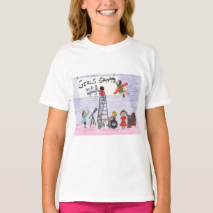 女の子は何でもすることができます! Tシャツ