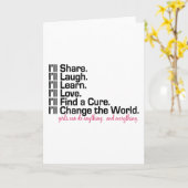 女の子は何でもできる（ガールパワー） カード (黄色い花)