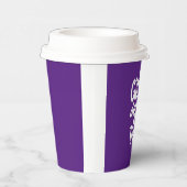 女の子は何でも紫の紙カップができる 紙コップ (右)