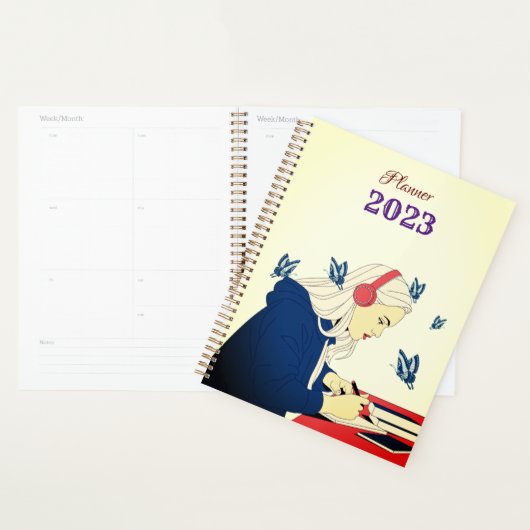 女の子は勉強プランナー2024 プランナー手帳 (ディスプレー)