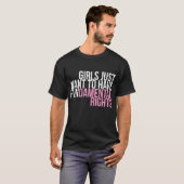 女の子は単におもしろいの権利を持ちたいと思う Tシャツ (正面フル)