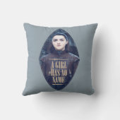 「女の子は名前がない」アルヤ・スターク・グラフィック クッション (裏面)