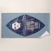 「女の子は名前がない」アルヤ・スターク・グラフィック ビーチタオル (正面)