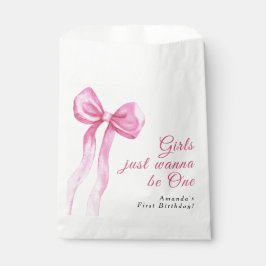 女の子は唯一の1歳の誕生日であろ感謝していう フェイバーバッグ