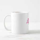 女の子は基本的な権利を持ちたいおもしろい コーヒーマグカップ (左)