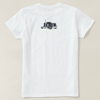 女の子は大きなトラックを運転する Tシャツ