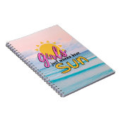 女の子は太陽を持ちたいビーチ ノートブック (右側)
