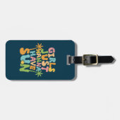 女の子は太陽を望おもしろいむ ラゲッジタグ (正面横)