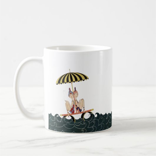 女の子は太陽を望む コーヒーマグカップ (左)