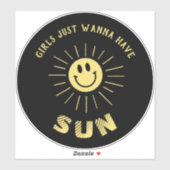 女の子は太陽を欲しがる🌞 シール (シート)