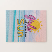 女の子は太陽を欲しがる ジグソーパズル (横)