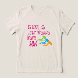 女の子は太陽を浴びたい トライブレンドＴシャツ