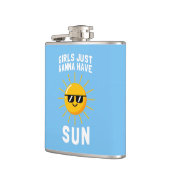 女の子は太陽を浴びたい フラスク (左)