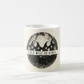 「女の子は女の子だ | かわいい魔女をテーマにしたハロウィーン コーヒーマグカップ (中央)