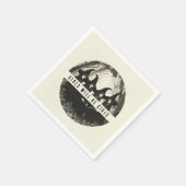 「女の子は女の子だ | かわいい魔女をテーマにしたハロウィーン スタンダードカクテルナプキン (角)