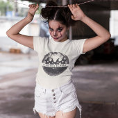 「女の子は女の子だ | かわいい魔女をテーマにしたハロウィーン トライブレンドＴシャツ