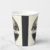 「女の子は女の子だ | かわいい魔女をテーマにしたハロウィーン 紙コップ (右)