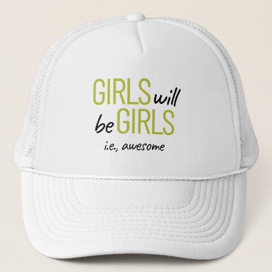 女の子は女の子であるIe。女素晴らし性強化 キャップ (正面)