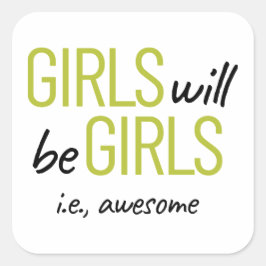 女の子は女の子であるIe。女素晴らし性強化 スクエアシール