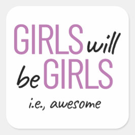 女の子は女の子であるIe。女素晴らし性強化 スクエアシール