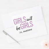 女の子は女の子であるIe。女素晴らし性強化 スクエアシール (封筒)