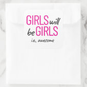 女の子は女の子であるIe。女素晴らし性強化 スクエアシール (バッグ)