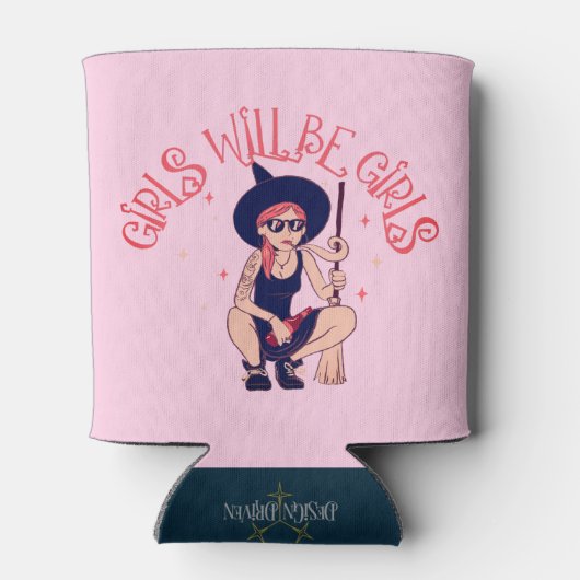 女の子は女の子になる | ウィッチーベバレッジクーラー 缶クーラー (裏面)