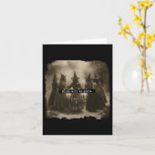 女の子は女の子の魔女ハロウィーンおもしろいウィッチーVi カード (黄色い花)