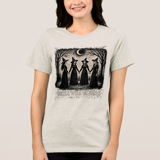 女の子は女の子 トライブレンドＴシャツ (正面)