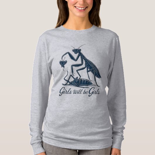 女の子は女の子 Tシャツ (正面)