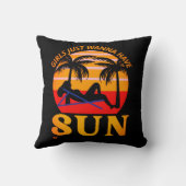 「女の子は日が欲しい」の祝おもしろい日の贈り物     クッション (裏面)