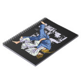 女の子は柔道競技をする ノートブック (左側)