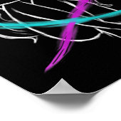 女の子は泣き叫び内向自殺の予防アワレン ポスター (角)