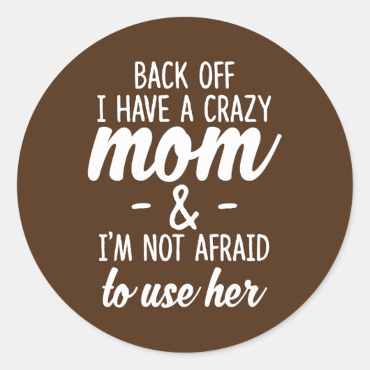 女の子は熱狂する怖くない ラウンドシール (正面)