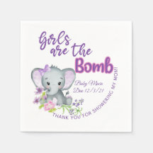 女の子は爆弾、バスボムまたはココア爆弾のラベルである