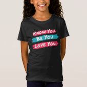 女の子は知っているあなた愛してるよ®ティー Tシャツ (正面)