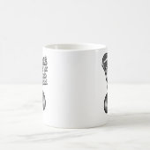 女の子は私のサウンド・システムを愛します コーヒーマグカップ (中央)