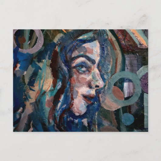 女の子は私のブルースを愛している ポストカード (正面)