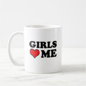 女の子は私を愛してる コーヒーマグカップ (左)