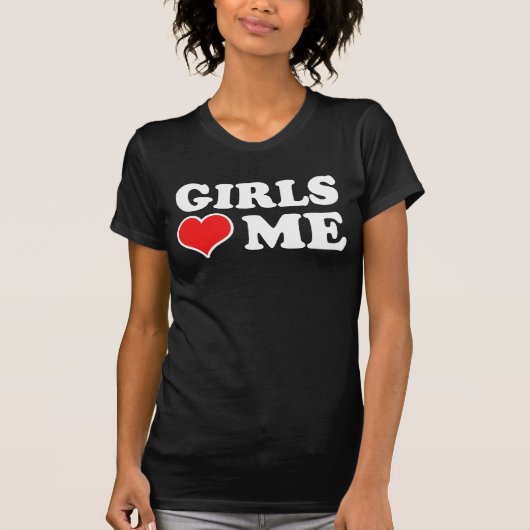 女の子は私を愛してる Tシャツ (正面)