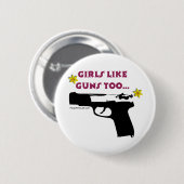 女の子は銃を好みますも 缶バッジ (正面&裏面)