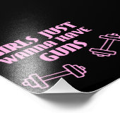 女の子は銃を持ちたい フォトプリント            (角)