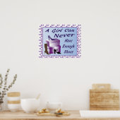 女の子は靴のポスターが足りない ポスター (キッチン)