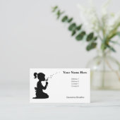 女の子は願吹ってタンポポの花 アドバイスカード (スタンド正面)