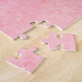 女の子は馬のスクリプトピンクの馬のグガーリーラム ジグソーパズル (側面)