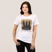 女の子は魔女らしく トライブレンドTシャツ (正面全面)